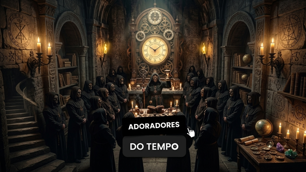Ilustração conceitual sobre o Marketing do Tempo, mostrando a integração entre tecnologia e cronômetro, simbolizando a economia de minutos na jornada de compra do cliente.